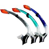 Silica Gel Full Dry Snorkel Breathing Tube Diving Tube For Adult - 1 Piece Random Color