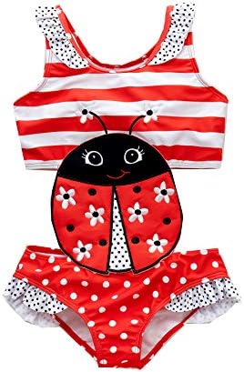 Baby/Toddler/Infant Rash Guard Swimsuit for Girl One Piece Bathing Suit Cute Cartoon Bikini (12M-8T)