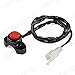 NICECNC Black Engine Kill Switch Starter Switch for all Electric Start Or Carbureted Off-road motorcycles,ATV,Monkey Bikes,Scooters,Quard