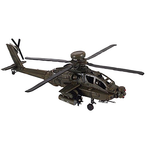 レトロ 航空機 アメリカ軍 B アパッチ01 アパッチ01 Apache Ah 64 対戦車 ビンテージ ヘリコプター アンティーク B079vnqkv5 ブリキのおもちゃ アパッチ01 ボーイング 置物オブジェ 好きに
