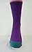 SEOULSTORY7 4Pack Women Full Cushion Hiking/Camping/Outdoor Crew Socks 4Pair HotPink/Gray/Purple/Green Medium