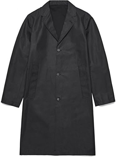 Stutterheim Men's Kivik Raincoat, Black, Large