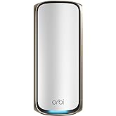 NETGEAR Orbi 970 Series Quad-Band WiFi 7 Router (RBE971S), Security Features, Covers 3,300 sq. ft., 200 Devices, 10 Gig Inter