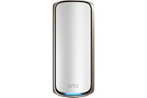 NETGEAR Orbi 970 Series (RBE970) Quad-Band WiFi 7 Mesh Add-on Satellite - Works with Existing 970 Series Mesh System or Route