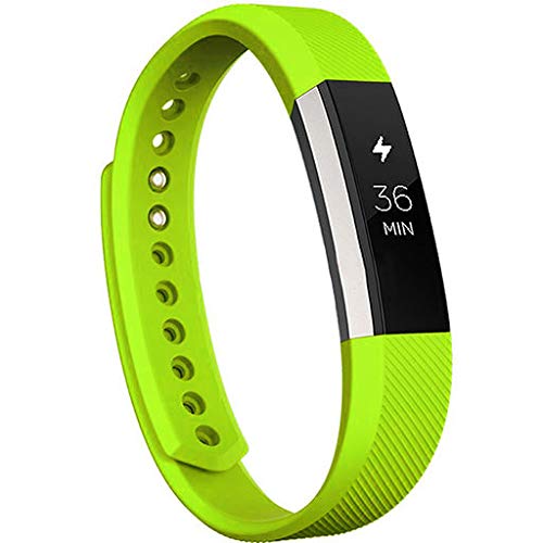 Lyperkin Compatible with Fitbit Alta HR Bands + Protector Film, Silicone Watch Strap Bands Quick Release Replacement Wristband Accessories Compatible with Fitbit Alta HR Smart Watch for Women Men