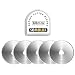 SOMOLUX 60mm Rotary Blades 5 Pack Fits OLFA,Fiskars,Truecut,DAFA Cutter Replacement, Quilting Scrapbooking Sewing Arts Crafts,Sharp and Durable primary