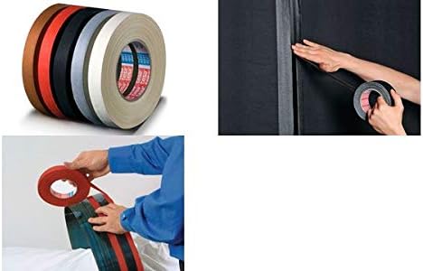 Tesa 4541, 50 mm x 50 m Indoor & Outdoor 50 M Black Adhesive Tape - Adhesive Tape 50 mm x 50 m, Black, 50 M, 50 mm)