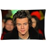 MMHDiy Custom Zippered Harry Styles Pillow Cases Cover 20x30inch two sides thv-41