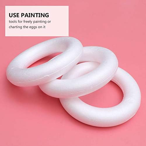 Foam craft ring for Christmas decoration.