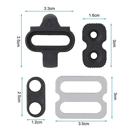 Vobor Bicycle Pedals Cleat Set, Mountain Bike Accessories Cycling Cleats Set for SPD Pedals PD-M520 M540 M324 M545 M424 M647 M959