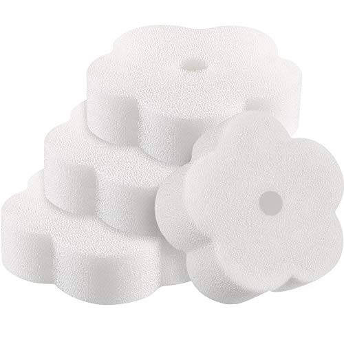 24 Pieces Sponge for Hot Tub Accessories, Flower Oil Scum Absorber for