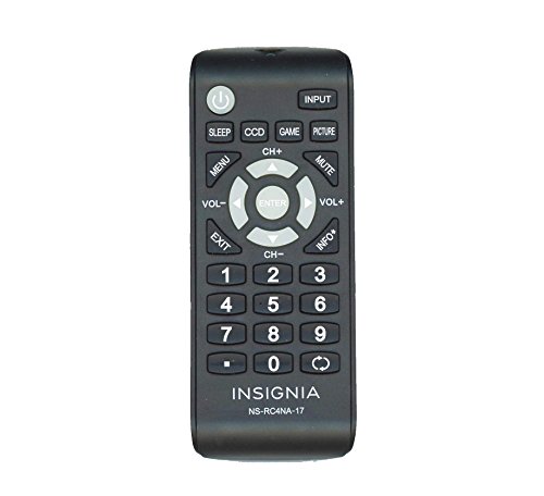 Original Insignia NS-RC4NA-17 LCD LED TV Remote Control for Models NS-48D510NA17, NS-55D510NA17, NS-39D310NA17, NS-32D311NA17, NS-50D510NA17