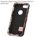 for iPhone 7/8 Case, Kaleidio [TUFF] Rugged Shockproof Hybrid 3-Piece Dual Layer Protective Armor Cover for Apple iPhone 8/7 [Includes a Overbrawn Prying Tool] [Rose Gold Paisley Design]