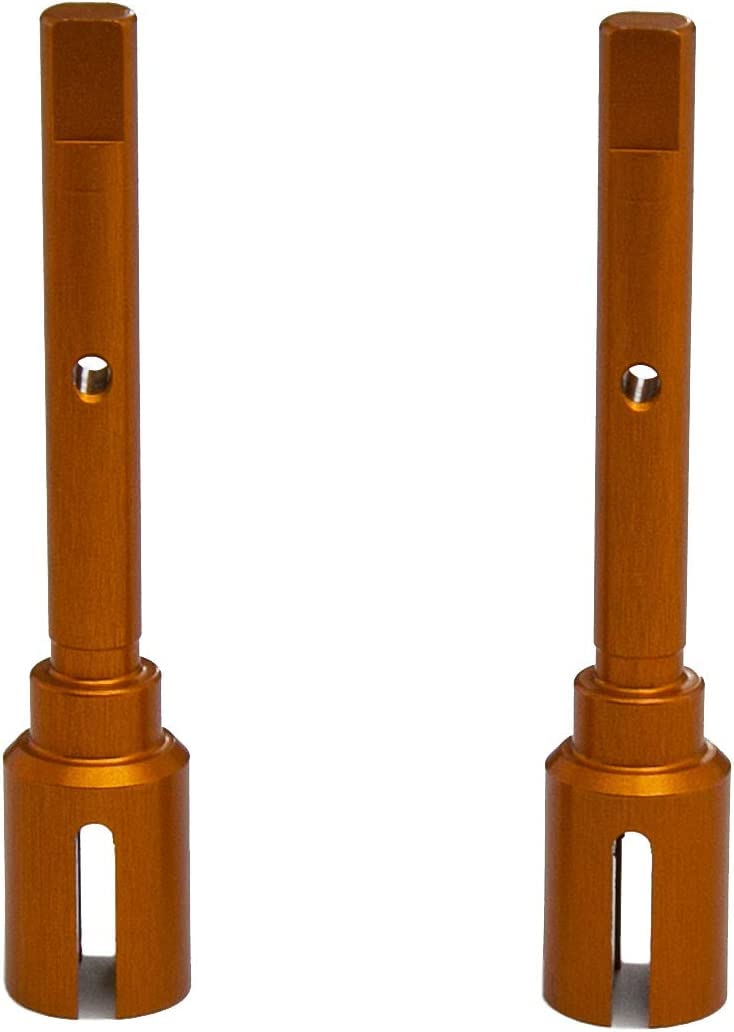 PrecisionGeek 54502 Aluminium Propeller Joint – Orange Anodised Replacement for Tamiya TT-02 TT02B TT02D TT02T – Upgraded Alloy Propeller Joint Connector – Orange