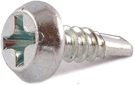 #7 x 7/16" PHILLIPS PAN HEAD FRAMING ZINC PLATED S/D SCREWS 10,000ct | F7Z