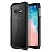Maxboost Galaxy S10e Case HyperPro Series with Heavy Duty GXD-Gel Protection [Black/Clear] [PowerShare Friendly] Enhanced Hand-Grip TPU Cushion Frame Clear Hybrid Cover for Samsung Galaxy S10E