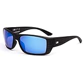 Otis Eyewear Coastin Slim Sunglasses Black Woodland Matte/L.I.T Polarized Mirror Blue