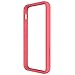 iPhone SE Case, RhinoShield [CrashGuard] 11 ft Shock Absorption Ultra Thin Bumper with & FREE Back Transparent Skin. Slim Heavy Duty Protection. Also for iPhone 5 / 5s - Coral Pink