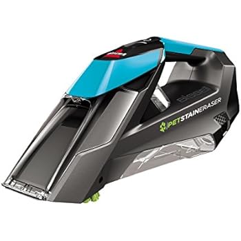 BISSELL Pet Stain Eraser Deluxe ION Portable Carpet Cleaner with Extended Runtime and Window Attachment, Teal