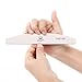 Makartt Zebra Nail File Washable Double Sided Emery Board 10 Pieces 150 150 Grit