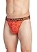 Jockey Men's Underwear Sport Cooling Mesh Performance String Bikini, Circle Print, L