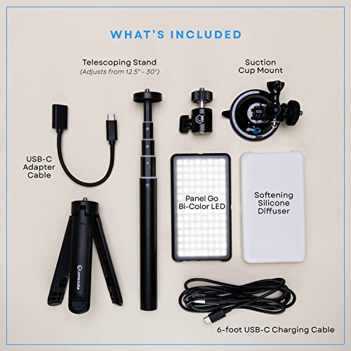 Lume Cube Broadcast Lighting Kit Zoom Lighting, cam Light for