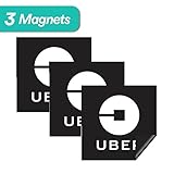 Uber Sign Magnet - 3 Premium Magnets Bulk Pack - [5