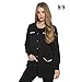Crazy Girls Womens Boyfriend Pocket Cardigan Jersey Shrug Black