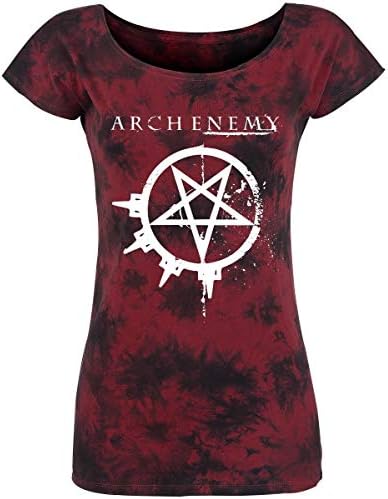 Arch Enemy Logo T-Shirt Burgundy