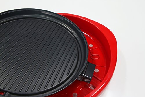 Maxi-Matic EMG-980R Indoor Grill 14" Round Red - Thumbnail 5