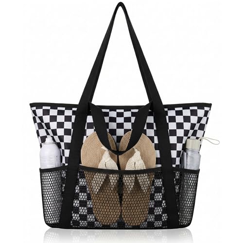 Homespon Mesh Beach Tote Bag