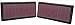 K&N 33-2446 High Performance Replacement Air Filter - Pack of 2 primary