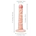 Realistic Dildo Lifelike Penis with Strong Suction Cup Soft Women Sex Toy for Female Masturbation (9.7