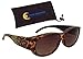 Ideal Eyewear Animal Print Fit Over Sunglasses Wear Over Prescription Glasses - Over Eyeglasses - Light and Comfortable - Case Included (Jungle Cat with case, Medium)