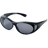 Calabria 7096PL Polarized Fitover Sunglasses Wear Over Prescription Glasses Men Women Fit Over Sunnies Shatterproof Durable