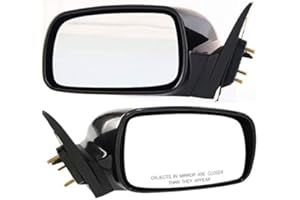 KOOL-VUE Kool Vue Driver & Passenger Side Power Non-Heated Mirrors for Toyota Camry 2007-2011 Paintable USA Built Vehicle