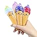 Mega Squishies Ice Cream Squishy Pens / Pencil Grips Set (4 Pack) Slow Rising Scented Pencil Toppers | Pen Holders | Kids Party Favors & Classroom Prizes | Stress Toys | Birthday