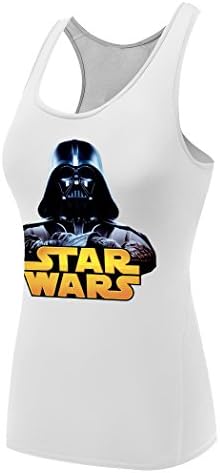 Sysuer Womens Star Wars Darth Vader Base Layer Dry Fit Training Tank Top