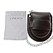 LYMFHCH Bronze Leather Chain Pocket Watch Holder Storage Case Box Coin Purse Pouch Bag