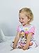 Bubble Guppies Toddler Girls 3 piece Shorts Pajamas Set (3T, Pink/White) by Nickelodeon