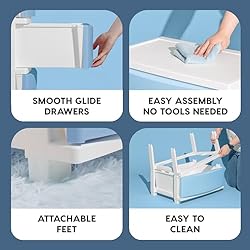 IRIS USA Plastic Drawer Storage