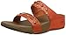 FitFlop Women's Biker Chic Slide Dress Sandal, Flame, 6 M US