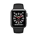 RUOQINI Compatible with Apple Watch Band 40mm,Sport Silicone Soft Replacement Band Compatible for Apple Watch Series 4, S/M Black