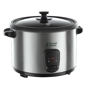Russell Hobbs 19750 Rice Cooker and Steamer, 1.8L, Silver