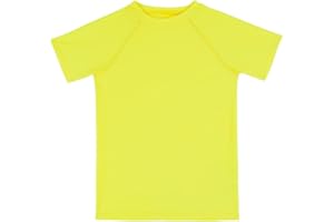 ESTAMICO Boys Short Sleeve Rash Guard Shirt Quick Dry Swimwear UPF 50+ Protection Athletic Swim Tee