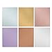 Metallic Shimmer Paper Sheets for Crafting (8.5 x 11 Inches, 6 Colors, 48-Pack)