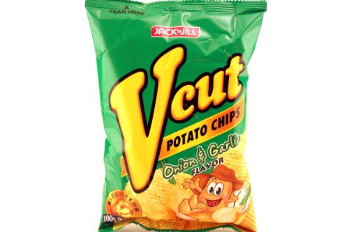 JACK N JILL V-CUT POTATO CHIPS (ONION & GARLIC) – 2.12OZ