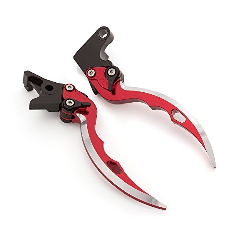 FXCNC Racing Blade Brake Clutch Levers Fit for Kawasaki NINJA 250R 08-12,NINJA 300R Z300 13-17,KLX250 D-TRACKER 08-16,KLX125/D-TRACKER125 10-16,KLX150S 09-13,VERSYS 300X/Z125 pro 2017
