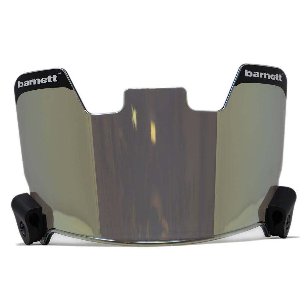 Barnett Football Visor, revo gold eye-shield