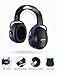 Mpow [Upgraded] Noise Reduction Safety Ear Muffs, SNR 36dB Shooting Hunting Muffs, Hearing Protection with a Carrying Bag, Ear Defenders Fits Adults To Kids with Twist Resistant Headband- Dark Blue